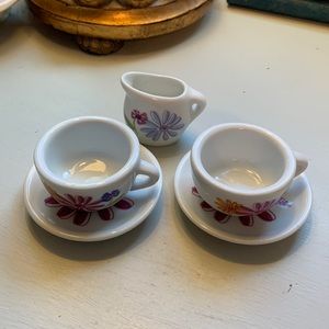 Vintage Miniature Barbie tea cups